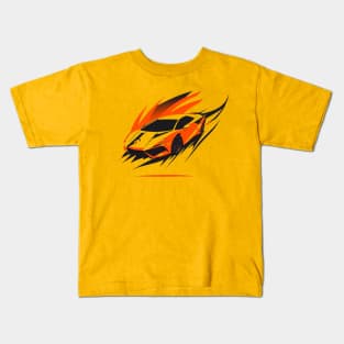 Sports Car Lamborghini Design Kids T-Shirt